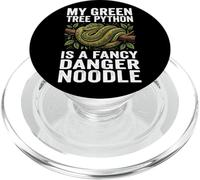 Green Tree Python Owner Reptiles Snake Lover Danger Noodle PopSockets PopGrip for MagSafe