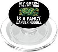Green Tree Python Owner Reptiles Snake Lover Danger Noodle PopSockets PopGrip for MagSafe