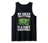 Green Tree Python Owner Reptiles Snake Lover Danger Noodle Tank Top