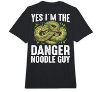 Green Tree Python Owner Snake Lover Danger Noodle Guy Men Comfort Colors Adult Heavyweight T-Shirt