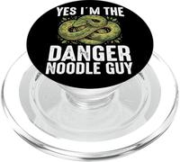 Green Tree Python Owner Snake Lover Danger Noodle Guy Men PopSockets PopGrip for MagSafe