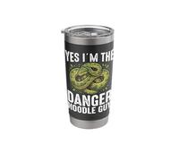 Green Tree Python Owner Snake Lover Danger Noodle Guy Men Stainless Steel Insulated Tumbler