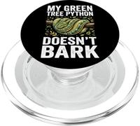 Green Tree Python Owner Snake vs. Dog Lover Men and Women PopSockets PopGrip for MagSafe