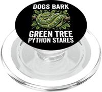 Green Tree Python Owner Snake vs. Dog Lover Men and Women PopSockets PopGrip for MagSafe