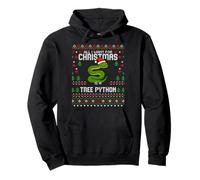 Green Tree Python Ugly Xmas Sweater Christmas Snake Pullover Hoodie