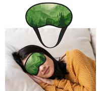Green Tree Sleep Mask for Women Men Blackout Eye Masks for Sleeping Blindfold Sleep Mask Side Sleeper Eye Cover for Meditation Light Blocking Travel Essentials