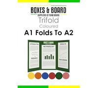 Green Tri fold Spotlight Foam Presentation Board 840 x 594mm (A1-A2) - for Displaying Artwork and Projects x1