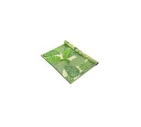 Green Tropical Palm Leaf Waterproof Outdoor Rug | Plastic, Lightweight Mat with Jungle Leaves Pattern | For Garden, Patio, Decking, Bathroom, Utility, Picnic Folds Away for Easy Storage 180 x120cm