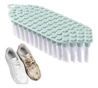 (Green) Tub Scrubber Brush - Grout Scrubber Brush - V-Shaped Sturdy Hard Bristles Brush, Non Slip Tile Cleaning Brush for Cleaning Bathtub Shower Baseboard