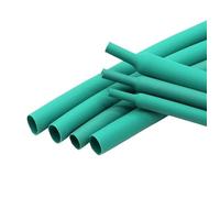 Green Tubing, 3:1 Ratio Polyolefin Insulated Adhesive Lined Wrap Sleeve Diameter 1.6-39mm Dual Wall(2 Meters,25.4mm)