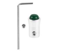 Green Tuning Fork Replacement Feet Holder for 8mm Post Stability | Aluminium Alloy and Stone Build, Non-slip Base, Screw with Allen Key, for Therapy Sessions