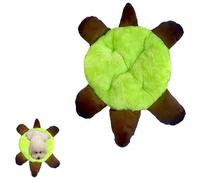 Green Turtle Snuggle Cave Pet Bed, Plush Donut Cat Bed for Winter with Thick Warm Filling, Velvet Soft Washable Dog Be d with Non-Slip Bottom, Cuddler Be d for Small Medium Dogs & Cats