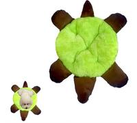 Green Turtle Snuggle Cave Pet Bed, Plush Donut Cat Bed for Winter with Thick Warm Filling, Velvet Soft Washable Dog Be d with Non-Slip Bottom, Cuddler Be d for Small Medium Dogs & Cats