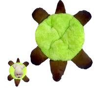 Green Turtle Snuggle Cave Pet Bed, Plush Donut Cat Bed for Winter with Thick Warm Filling, Velvet Soft Washable Dog Be d with Non-Slip Bottom, Cuddler Be d for Small Medium Dogs & Cats