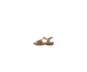 (Green, UK 3.5) Ladies Rieker Casual Sandals 65918