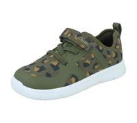 (Green, UK 9.5 Child) Childrens Unisex Clarks Casual Trainers Ath Flux T - F Fit