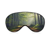 Green Under The Sunshine Eye Mask Sleep Mask for Side Sleeper Women Men Pressure-Free & Light Block-Out Blindfold Soft Comfortable Eye Covers Breathable Blindfold Adjustable