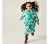 Green unisex 18-24 Months Regatta Kids’ Penrose Quilted Puddle Suit Green, Size: 18-24 Months