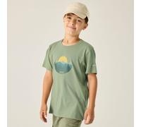 Green unisex 3-4 Years Regatta Kids’ Bosley Graphic T-Shirt Green, Size: 3-4 Years