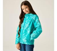 Green unisex 3-4 Years Regatta Kids’ Printed Lever II Waterpoof Jacket Green, Size: 3-4 Years