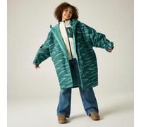 Green unisex 5-9 Years Regatta Junior Changing Robe Green, Size: 5-9 Years