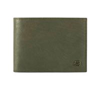 Green Unisex Wallet with Coin Pocket, female, Piquadro, Wallets & Cardholders, Green, ONE SIZE, Accessories ONE SIZE