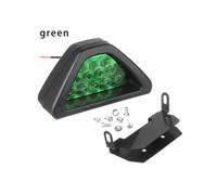 (green) Universal Brake Signal Lamp F1 Style Triangle Sporty 12LED Rear Fog Light