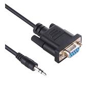 Green-utech DB9 9 Pin to RS232 3.5mm Audio Jack Serial Adapter Cable