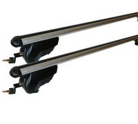 Green Valley Aluminium Aero Roof Rack Bars With Locks Ford Galaxy 2006-2009 With T-Profile Fitting Rails
