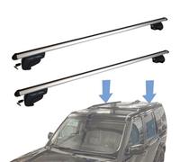 Green Valley Complete Aluminium Aerodynamic Roof Rack Bar System For Land Rover Discovery 4 2009- Onwards - T Profile Rail Fitment