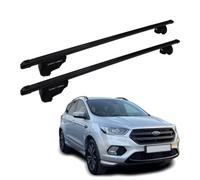 Green Valley Complete Roof Rack Bar System For Ford Kuga 2013 To 2020 With Open Rails