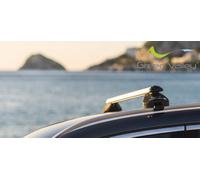 Green Valley Complete Roof Rack Bars System Aluminium Aerodynamic, Fits Vauxhall Insignia Estate Sports Tourer 2009-Onwards, Flush Rail Fitment