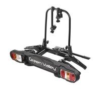 Green Valley Discovery 2 Bike Cycle Carrier Rack, Tow Bar Mounted 13 Pin E Bikes