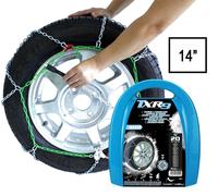 Green Valley TXR9 Winter 9mm Snow Chains - Car Tyre for 14 " Wheels 225/50R14