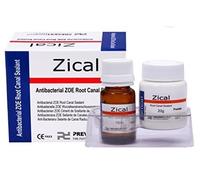 Green Velly DenPro Prevet DenPro Zical Antibacterial Zoe Root Canal Sealant, Powder - 20g, Liquid - 10ml (Pack of 2)