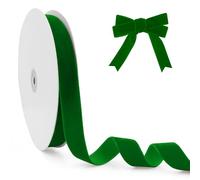 Green Velvet Ribbon,20mm x 25Yard Velvet Ribbon,Christmas Ribbon for Tree,Green Ribbon,Thick Ribbon,Thin Velvet Ribbon,Ribbon Velvet,Wide Ribbon,Christmas Velvet Ribbon,The Velvet Ribbon,Ribbons