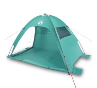 (green) vidaXL Beach Tent Picnic Lightweight Tent Sun Shelter Shade Tent Waterproof