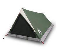Camping Tent 2-Person Green 200x120x88/62cm 185T Polyester PU Coated A-frame XL