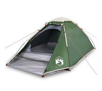 (green) vidaXL Camping Tent Dome 4-Person Lightweight Tent Patio Dome Tent Waterproof