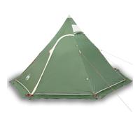 vidaXL Camping Tent Tipi 5-Person Green Waterproof UK