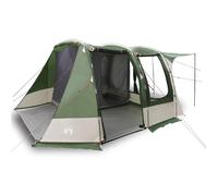 (green) vidaXL Car Tent Grey and Orange Waterproof tent garden tent outdoor shelter