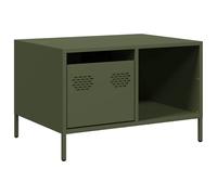 (green) vidaXL Coffee Table Anthracite 68.5x50x43.5 cm Cold-rolled Steel side table