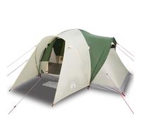 (green) vidaXL Family Tent Dome 6-Person Camping Tent Lightweight Tent Waterproof
