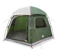 (green) vidaXL Family Tent Igloo 6-Person Green Waterproof tent garden tent