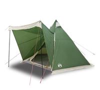(green) vidaXL Family Tent Tipi 6-Person Camping Lightweight Tent Dome Tent Waterproof