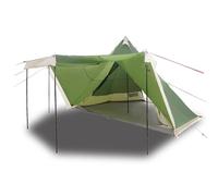 (green) vidaXL Family Tent Tipi 6-Person Camping Lightweight Tent Dome Tent Waterproof