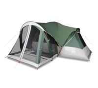 (Green) vidaXL Family Tent Tipi 8-Person Lightweight Camping Tent Green Waterproof