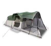(green) vidaXL Family Tent Tunnel 8-Person Dome Tent Patio Camping Tent Waterproof