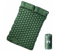 (green) vidaXL Self Inflating Camping Mattress with Pillows Air Mattress Sleeping Mat