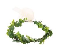 Green Vine Flower Wreath Bridal Headband for Women Bridesmaids | Artificial Leaves, Cloth and Vine Build, Delicate Elegant Look, Bridal Shower Styling, Photography Props
